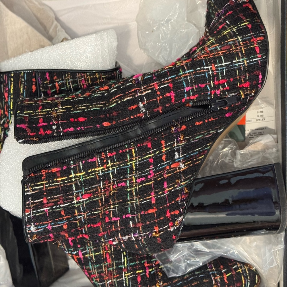 Betsey Johnson Multicolor Ankle Boots